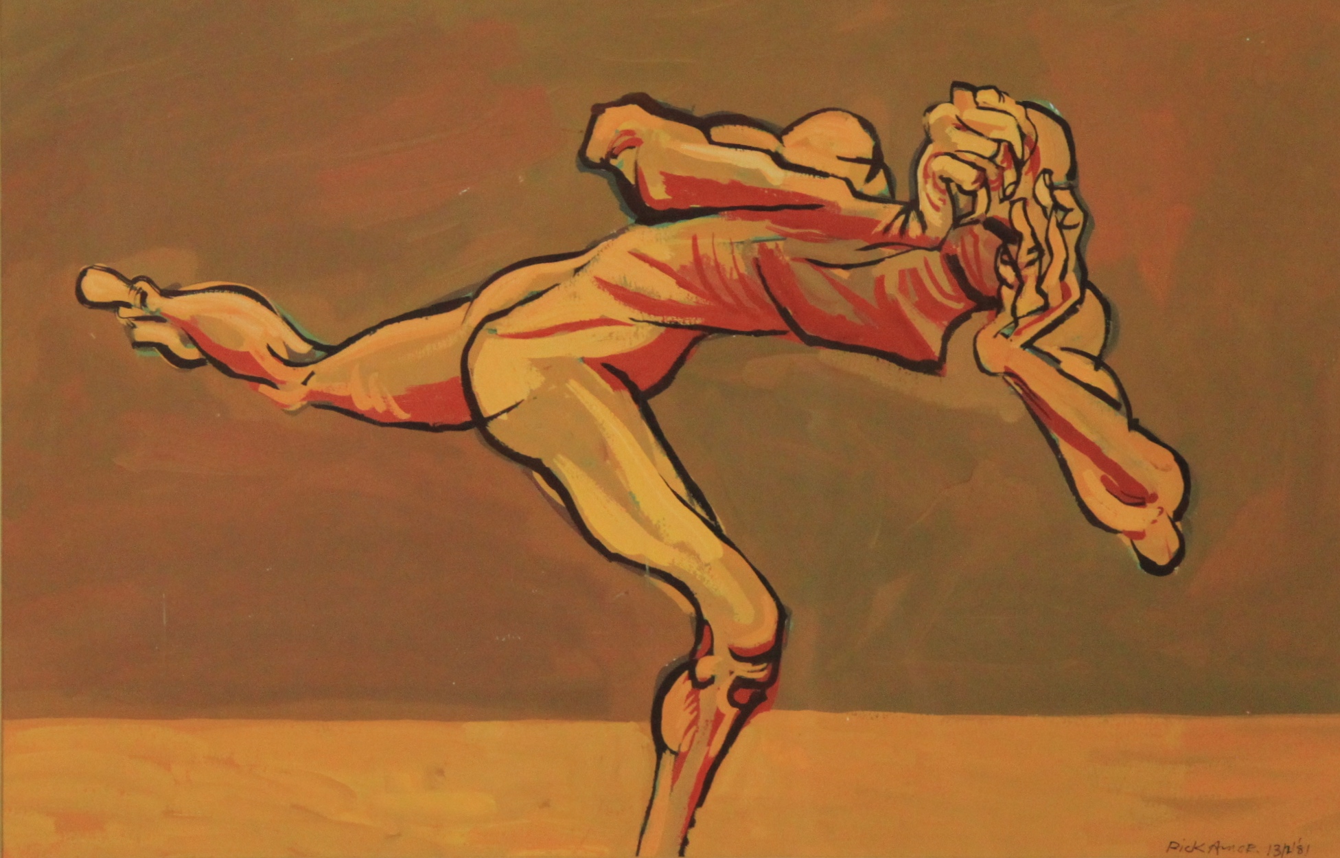 Rick Amor – Cain in the Desert   ( The  Running Man- The Runner )